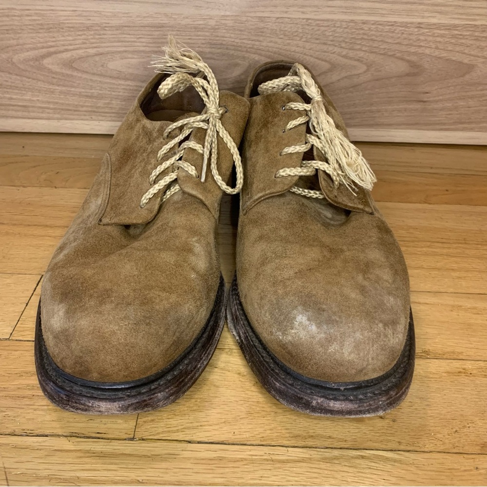 Vince Davies Leather Derby Shoes in Brown - Size 8 - Picture 3 of 10